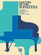 Masters of the Sonatina No. 2 piano sheet music cover